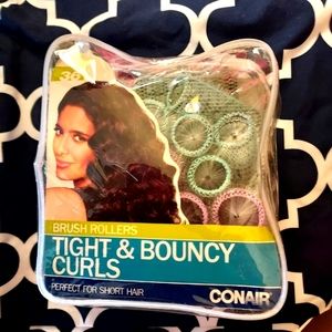 NWOT-Conair Brush Rollers -Tight & Bouncy Curls